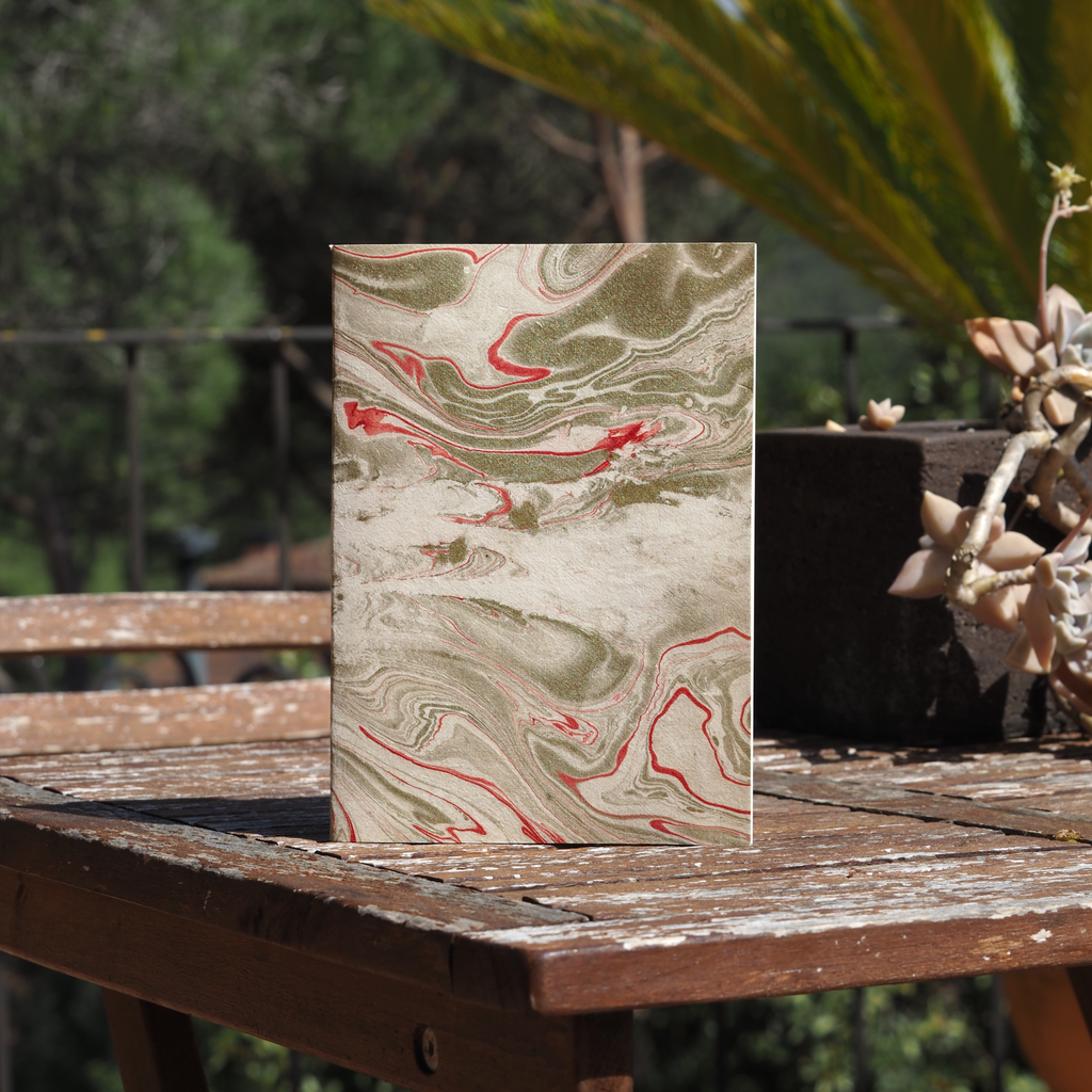 Floretes · Notebook with handmade cotton paper cover