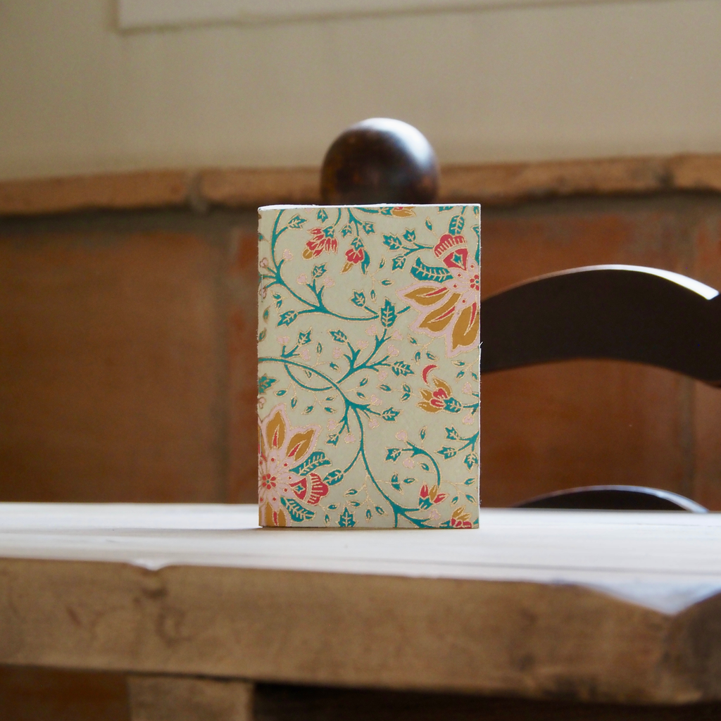 Floretes · Notebook with handmade cotton paper cover