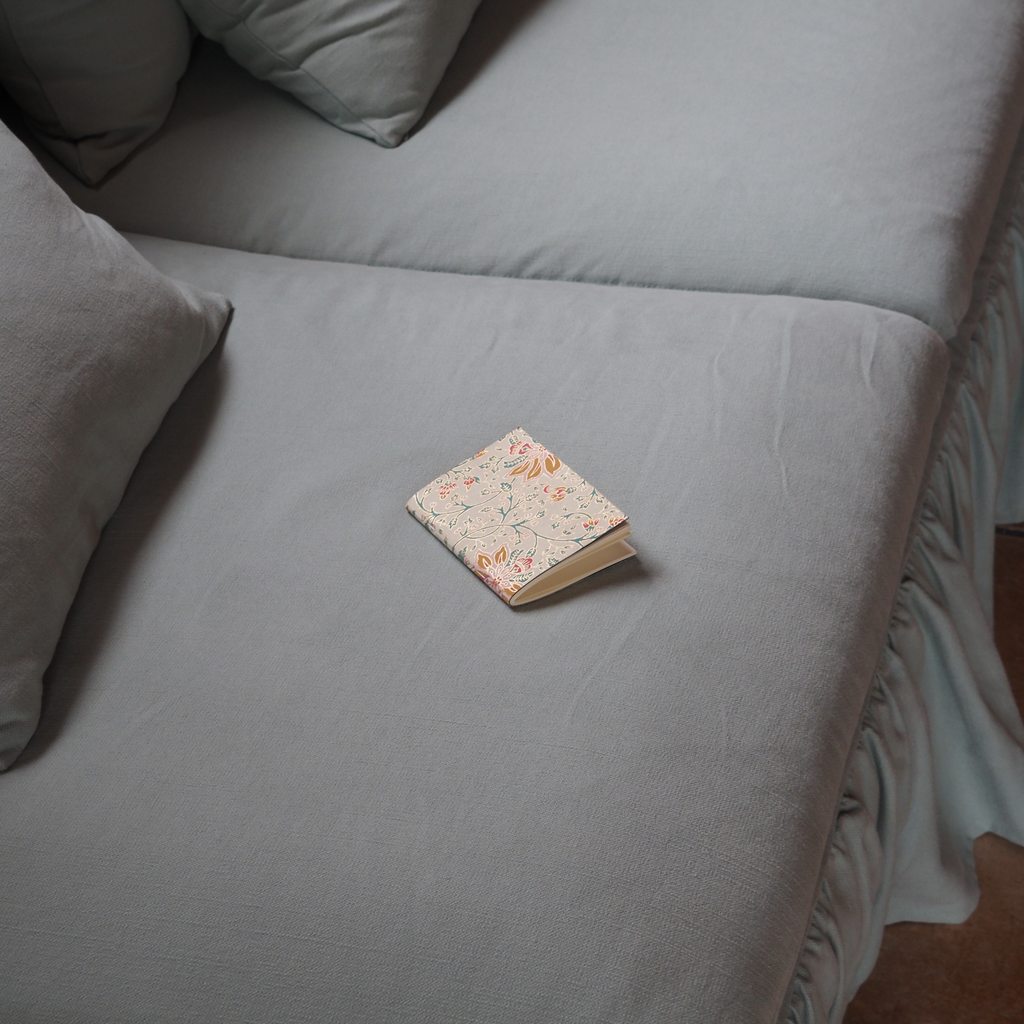 Floretes · Notebook with handmade cotton paper cover