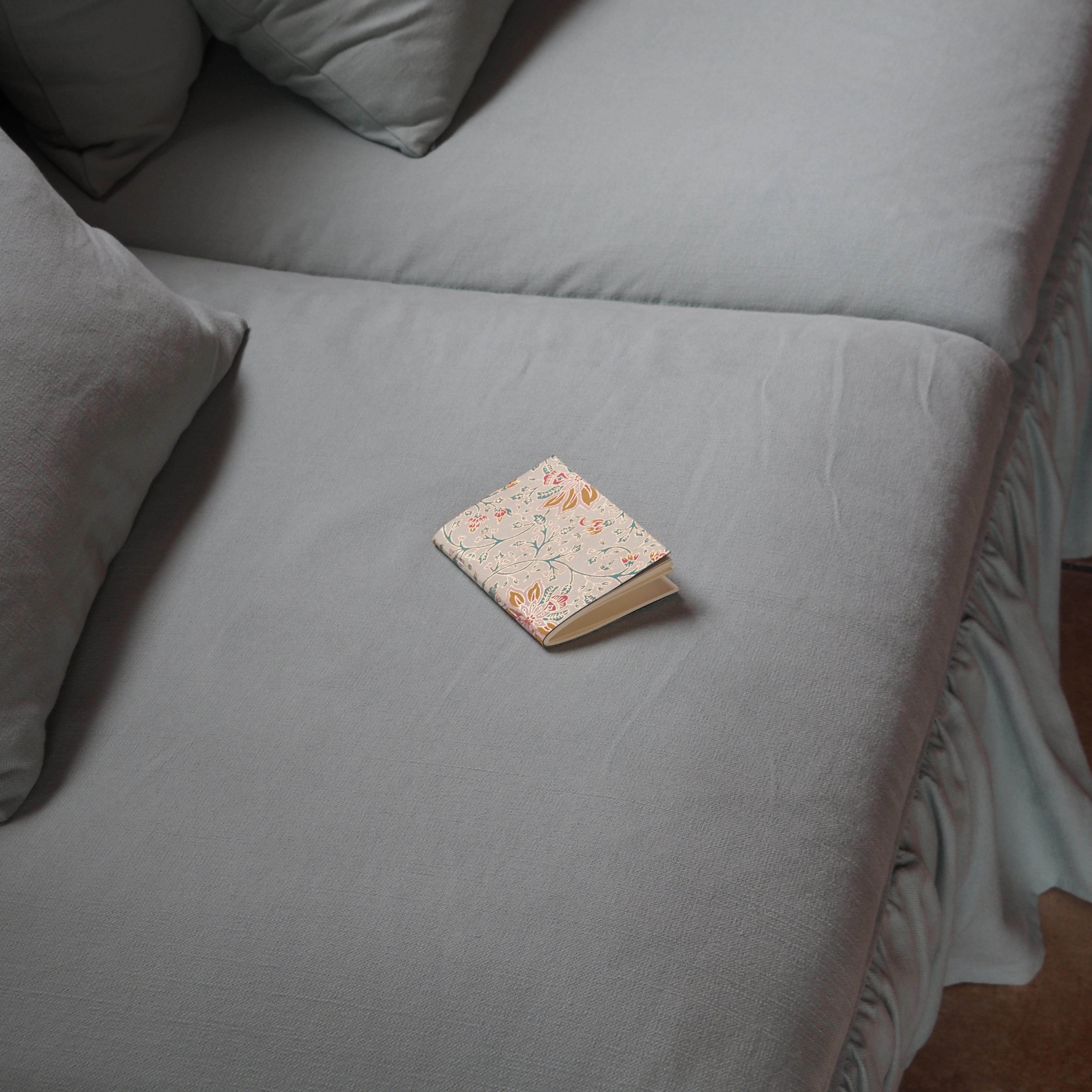 Floretes · Notebook with handmade cotton paper cover