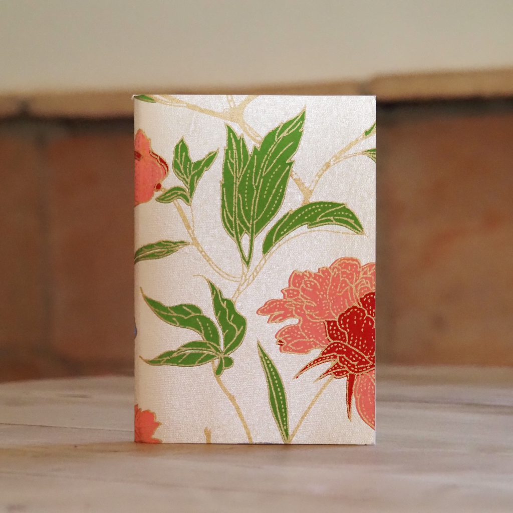 Floretes · Notebook with handmade cotton paper cover