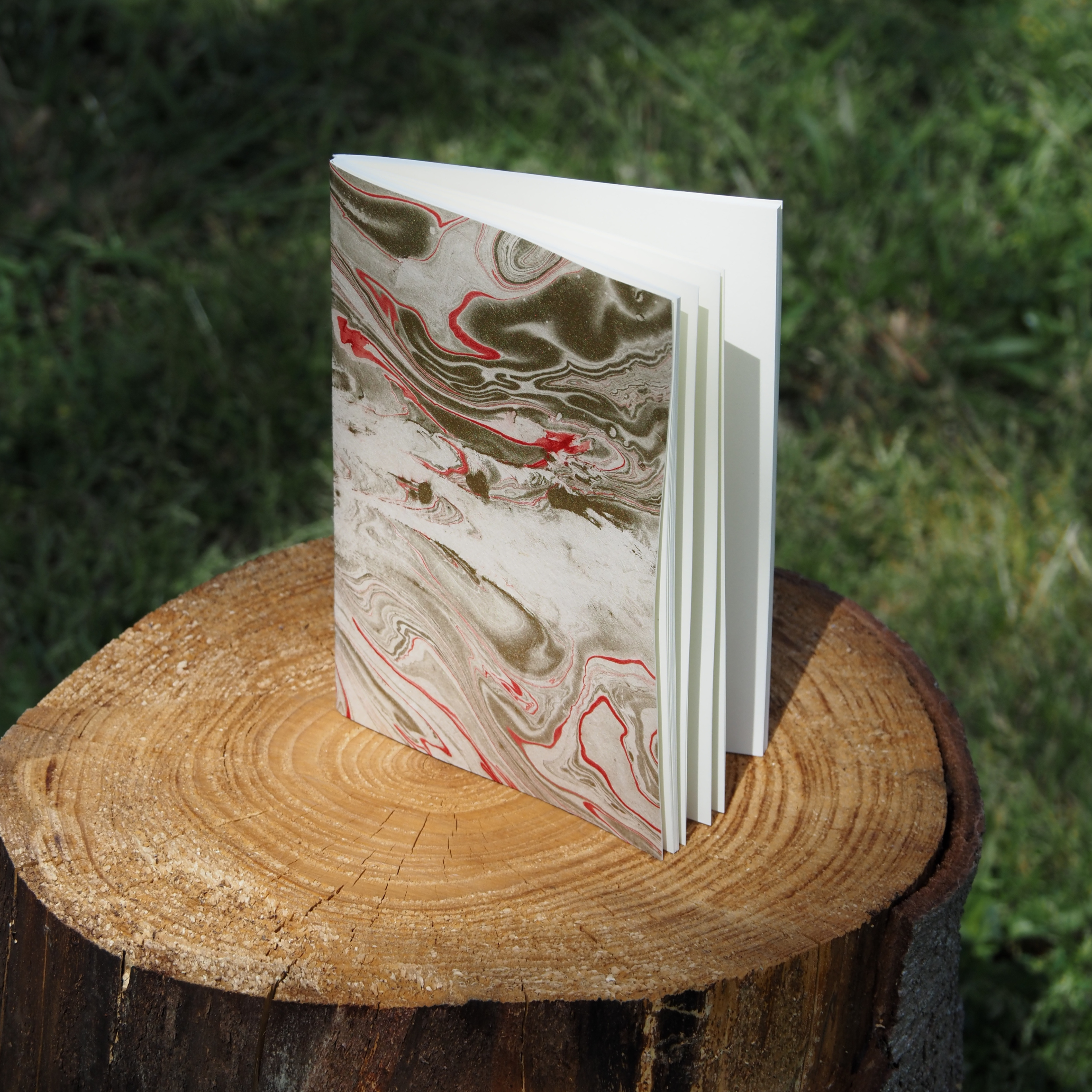 Floretes · Notebook with handmade cotton paper cover