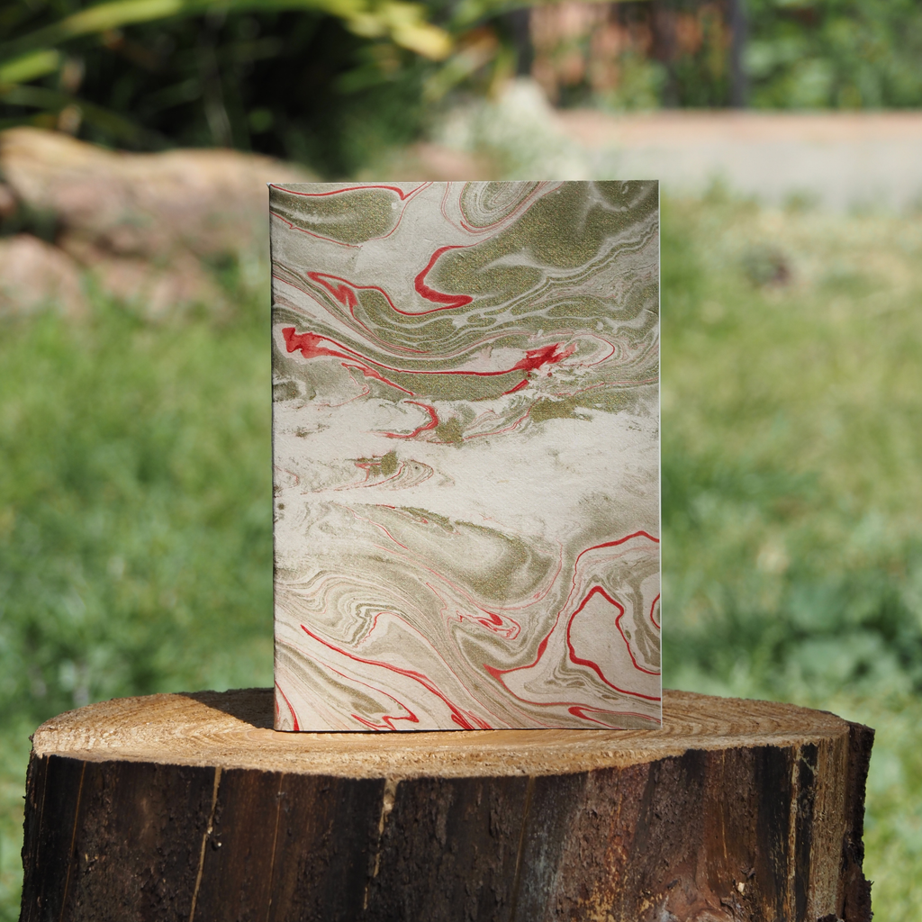 Floretes · Notebook with handmade cotton paper cover