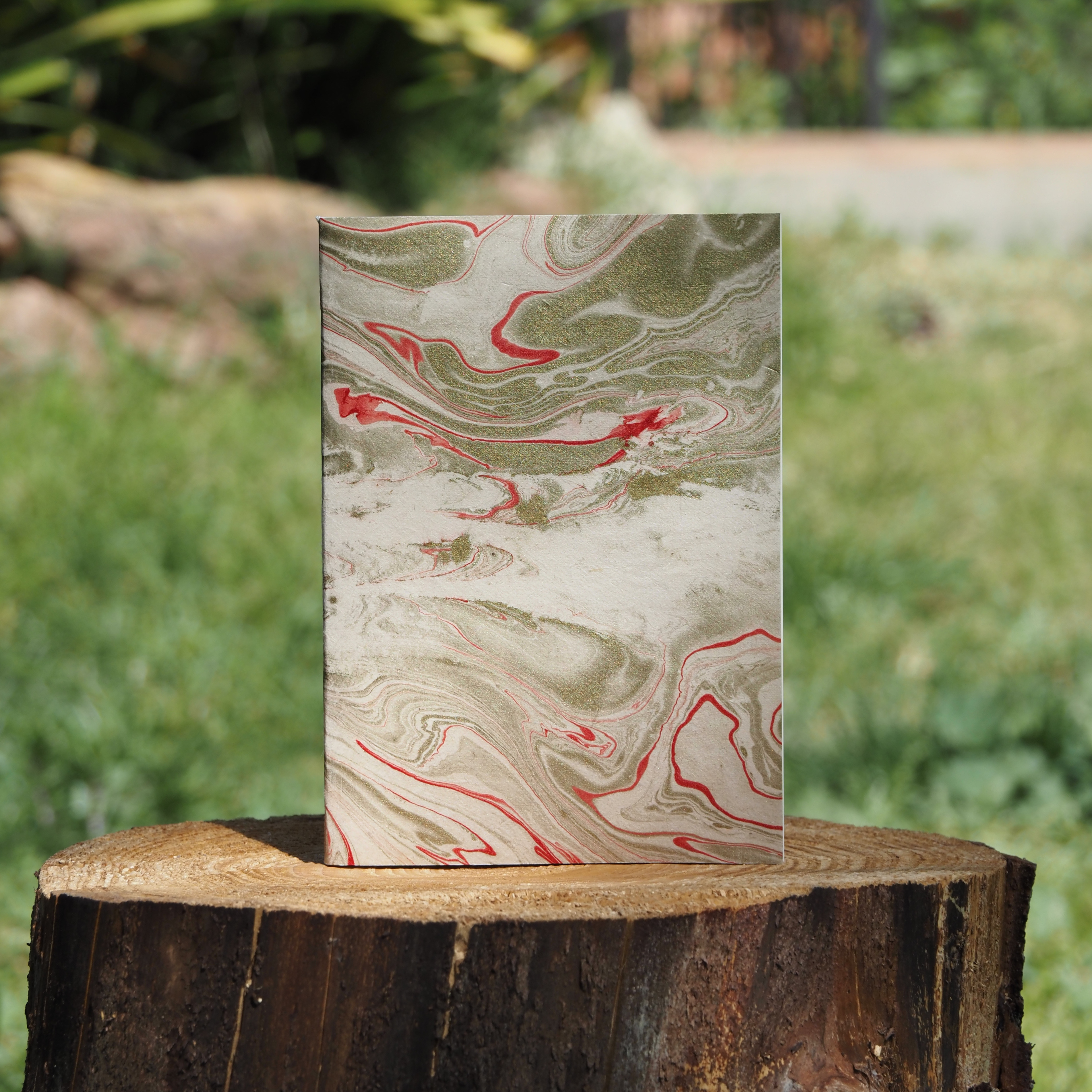 Floretes · Notebook with handmade cotton paper cover