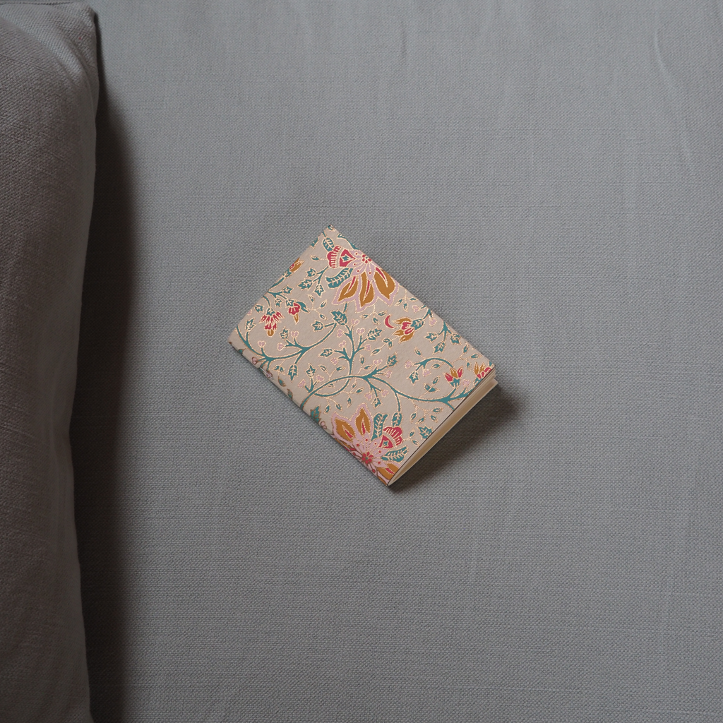Floretes · Notebook with handmade cotton paper cover