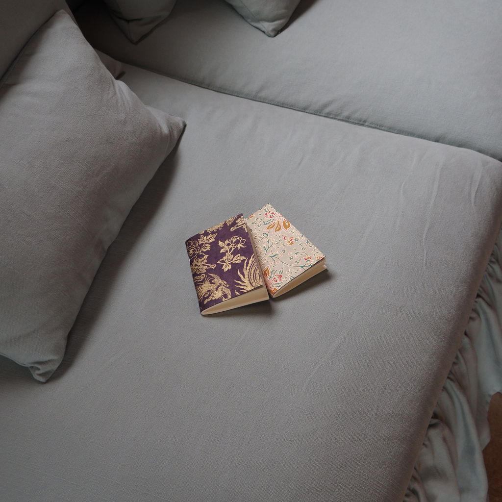 Floretes · Notebook with handmade cotton paper cover