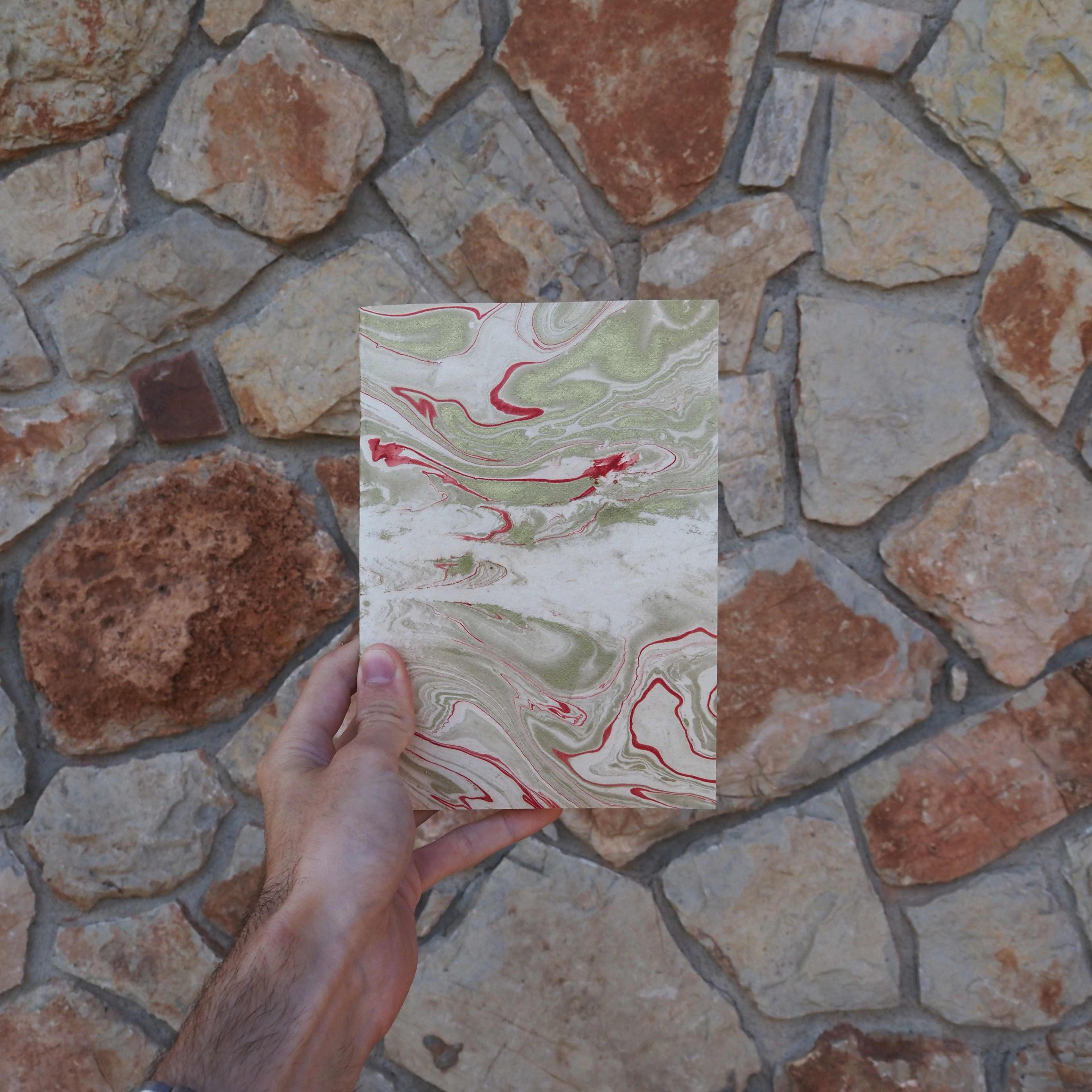 Floretes · Notebook with handmade cotton paper cover