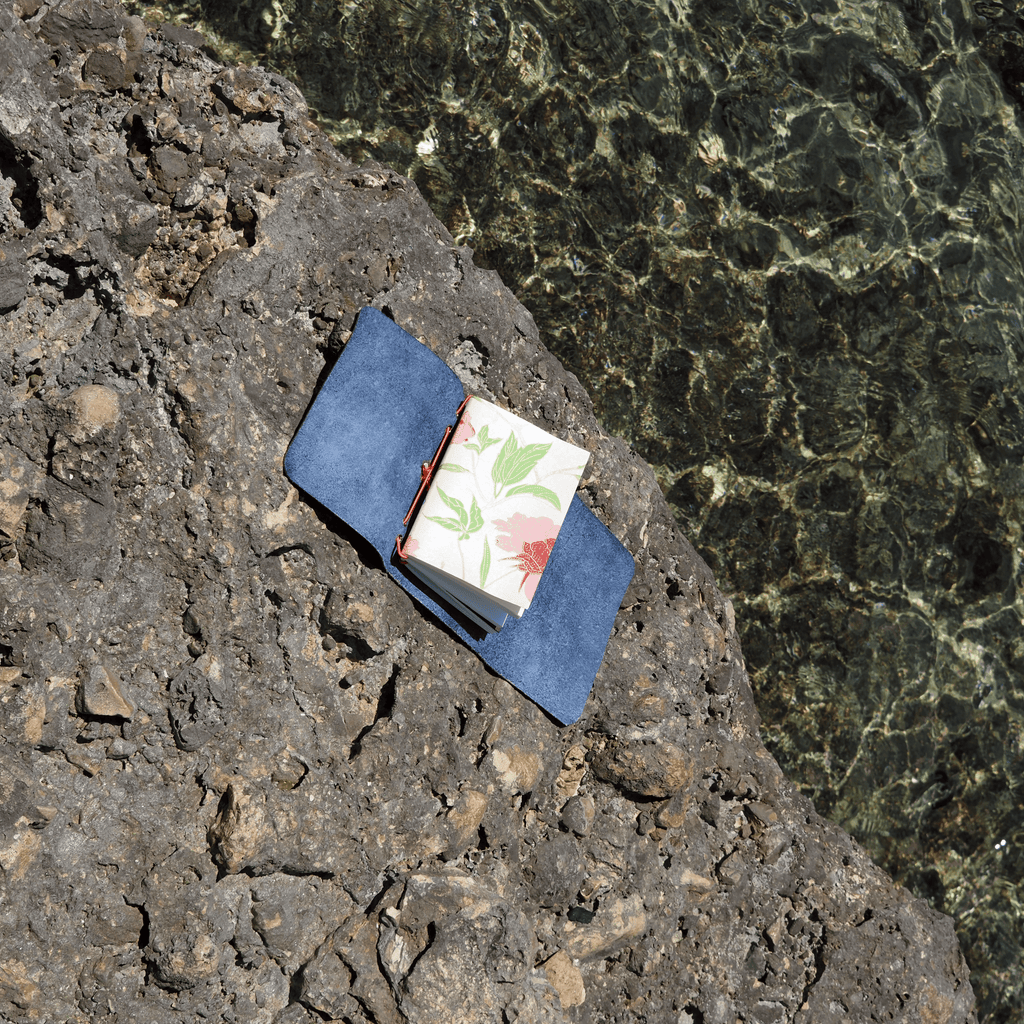 Floretes · Notebook with handmade cotton paper cover